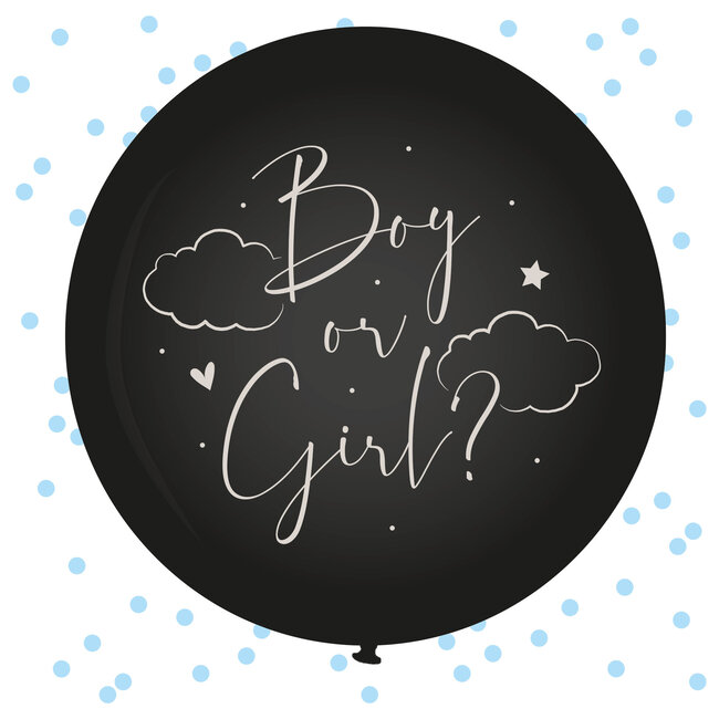 Gender Reveal - Ballon Blauw - Baby balloons- Ø61cm
