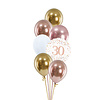 Qualatex Sparkling Rosé Gold White Set Groot
