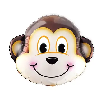 PartyPal Folieballon Monkey - 40x35cm