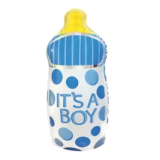 PartyPal Folieballon - Fles Baby Boy