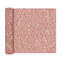 thumb-Pailletten Tafel Loper - Rosé Gold - 200x28cm-3