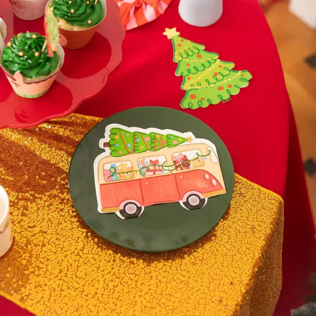 Pailletten Tafel Loper - Goud - 200x28cm