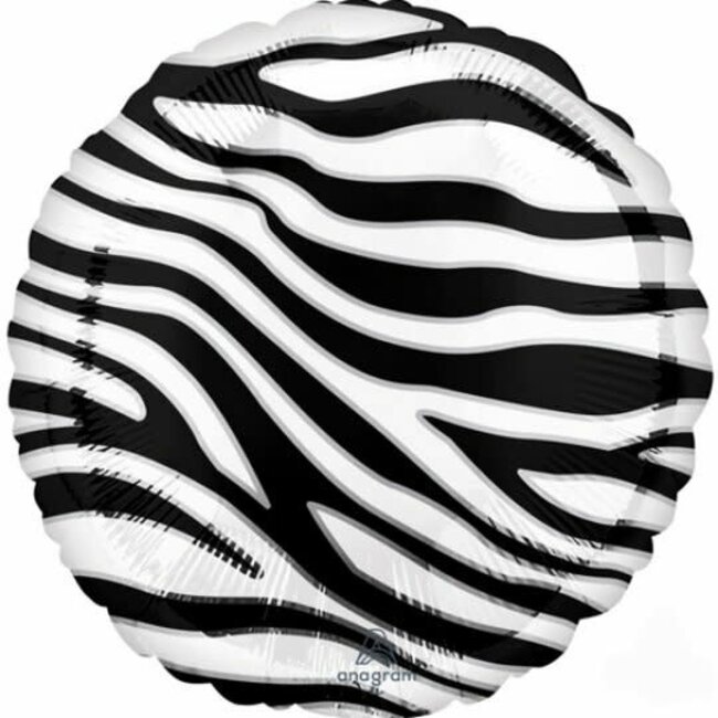 Folieballon Zebra Print