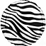 Anagram Folieballon Zebra Print - 45 cm