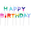 Folat Kaarsen "HAPPY BIRTHDAY" - Stripetastic