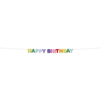 Folat Letterslinger - "HAPPY BIRTHDAY" - Stripetastic