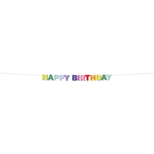 Letterslinger - "HAPPY BIRTHDAY" - Stripetastic - 1,7 m