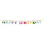 Letterslinger - Hout - "HAPPY BIRTHDAY" - Stripetastic - 4 mtr