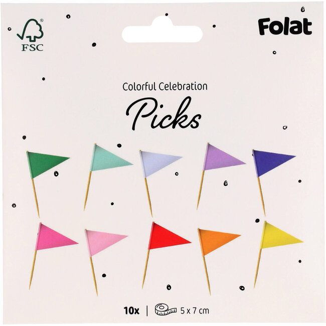 Prikkers Vlag - Stripetastic - 10 stuks