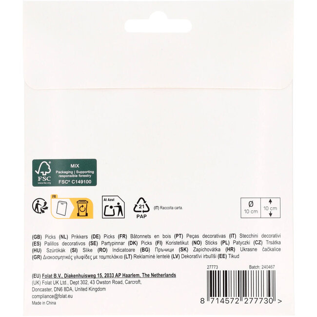 Paraplu Prikkers - Stripetastic - 10 stuks