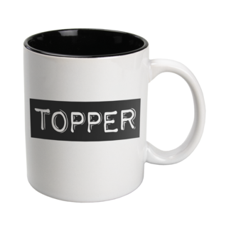 Paperdreams Black & White mok - Topper