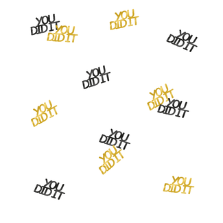 Paperdreams Classy Party Table Confetti - You Did It!