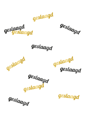 Classy Party Table Confetti - Geslaagd 