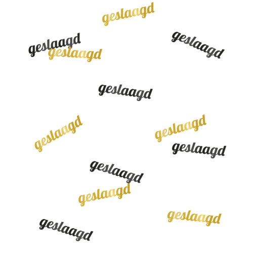 Classy Party Table Confetti - Geslaagd 