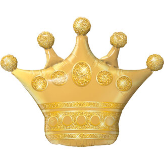 PartyPal Folieballon Gouden Kroon