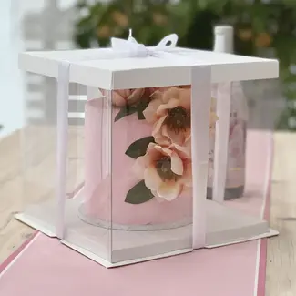 PartyPal Cadeau Doos met Lint - 25x25x25cm