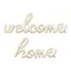 Folieballon Welcome Home - 335x71 cm - Cappuccino