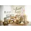 Folieballon Welcome Home - 335x71 cm - Cappuccino
