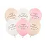 Ballonnen Happy Birthday - Roze Mix - 6 st- 30cm