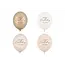 Strong Balloons Helium Ballonnen Happy Birthday Beige Mix (28cm) - 4 st