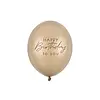 Strong Balloons Ballonnen Happy Birthday - Cold Gold - 6 st- 30cm