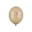 Ballonnen Happy Birthday - Cold Gold - 6 st- 30cm