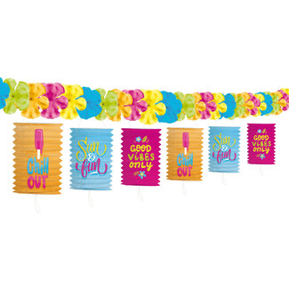 Folat Lampion Slinger Summer Party - 360cm