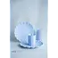 PartyDeco Plastic Licht Blauwe Rietjes - 12 st - 23 cm