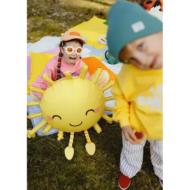 Folieballon Airwalker - Sunny Hug - 45 x 45 cm