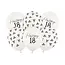 Ballonnen Elegant Bow 18 jaar - 30cm - 6st