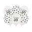 Ballonnen Elegant Bow 30 jaar - 30cm - 6st