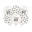 Ballonnen Elegant Bow 40 jaar - 30cm - 6st