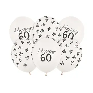 Strong Balloons Ballonnen Elegant Bow 60 jaar