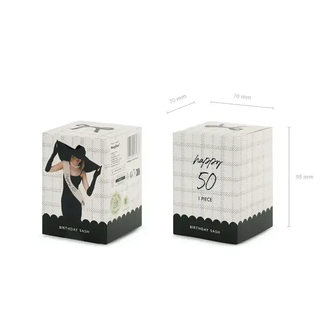 Sjerp Elegant Bow - Happy 50 - 76cm