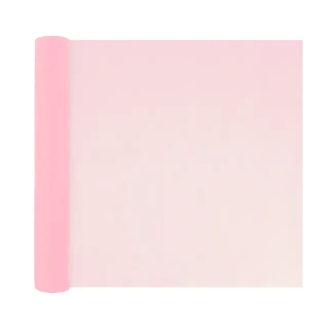Gladde Licht Roze Organza - 0,36x9mtr