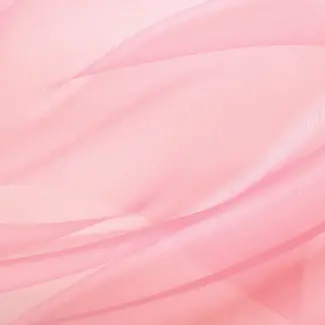 PartyPal Gladde Licht Roze Organza