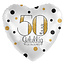 PartyXplosion Folieballon - Happy 50th Anniversary