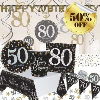 Sparkling - Silver & Black