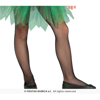 Guirca Kinder Panty - Net Panty Zwart