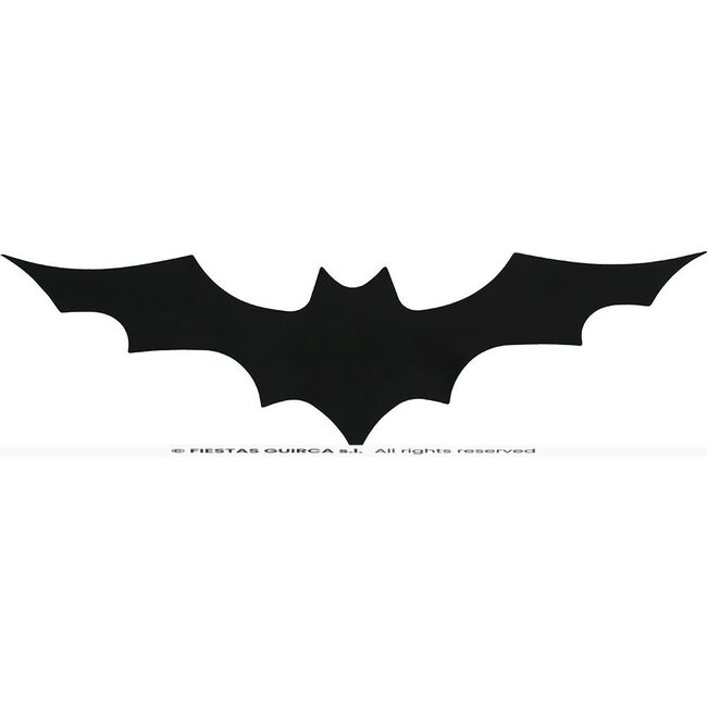 Zwarte Vleermuis Silhouetten - 12 st - 10-30cm