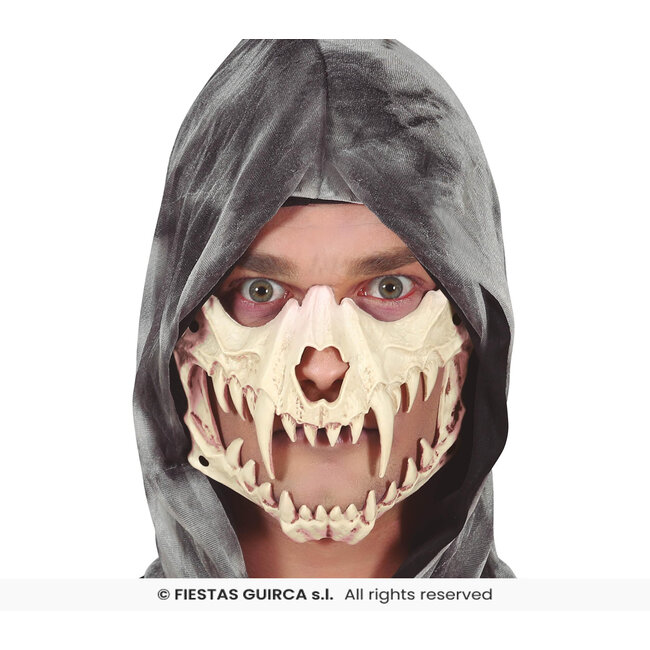 Fangs Skull Masker