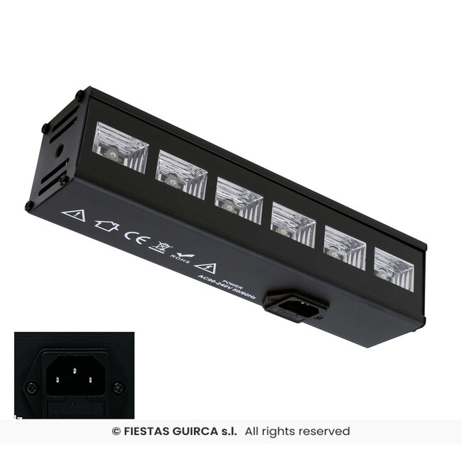 Uv Led Bar 6 X 3W