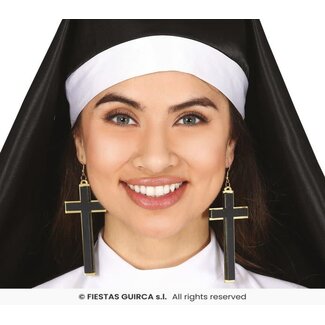 Guirca Oorbellen Kruis - 9cm