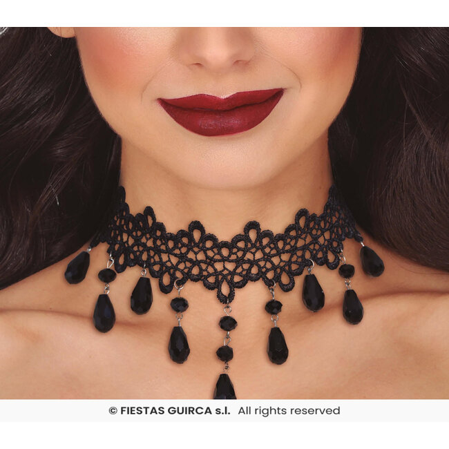 Black Stones Choker