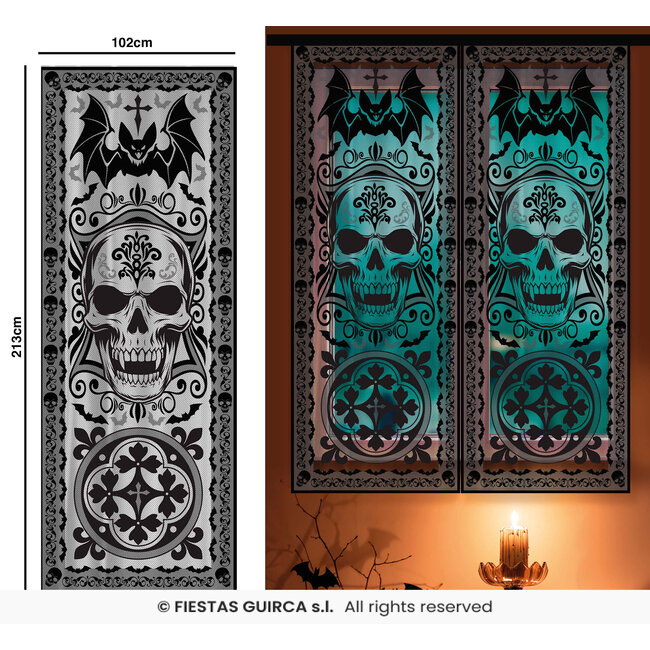 Raam Banners Gotisch - 102x213cm