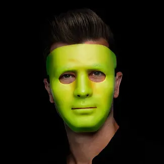 Boland Gezichtsmasker Mime Theater glow-in-the-dark
