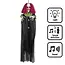 Hangdecoratie Terror clown - 130 cm