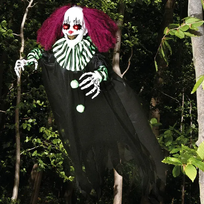 Hangdecoratie Terror clown - 130 cm