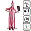 Staande Decoratie Clown Chuckles - 170 cm