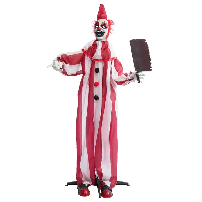 Staande Decoratie Clown Chuckles - 170 cm